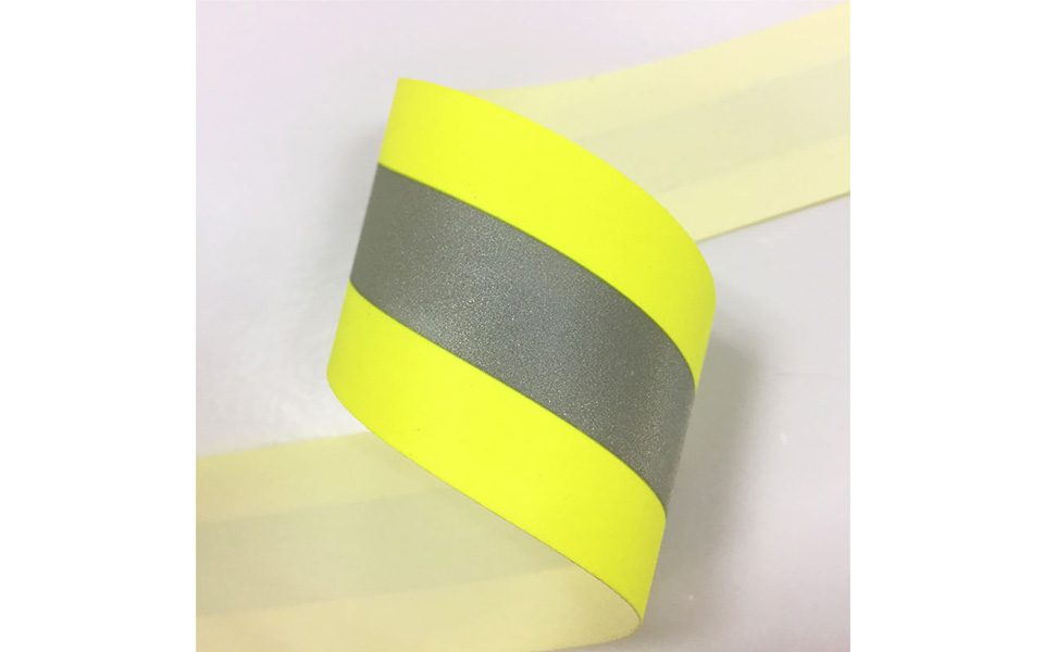 Aramid fluorescent yellow flame retardant warning tape